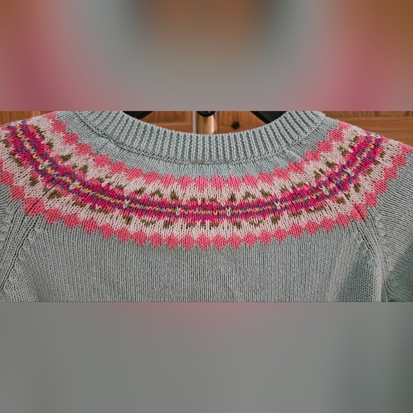 Old Navy Girl's Pastel Button Up Sweater Size 5 - Picture 5 of 5